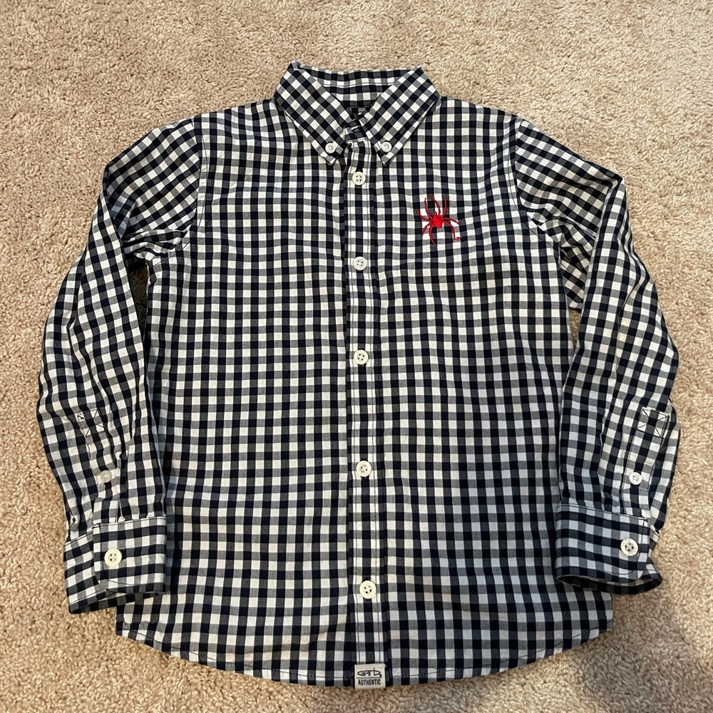 University of Richmond Spiders Kids Button Up, size 5.